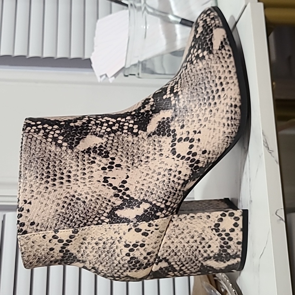 Snakeskin Booties - Wide Width - Torrid - Size 9
